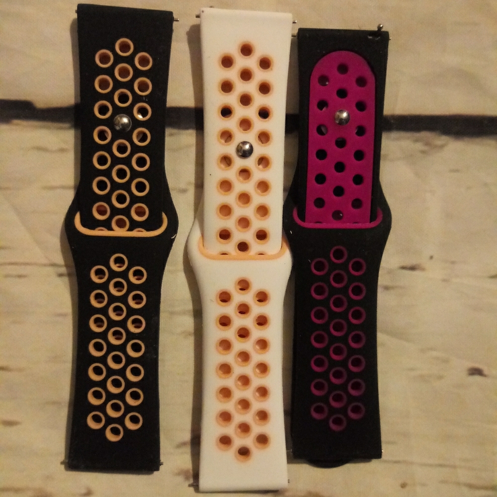 3pk Of Apple Smart watch Bands silicone 38/40mm